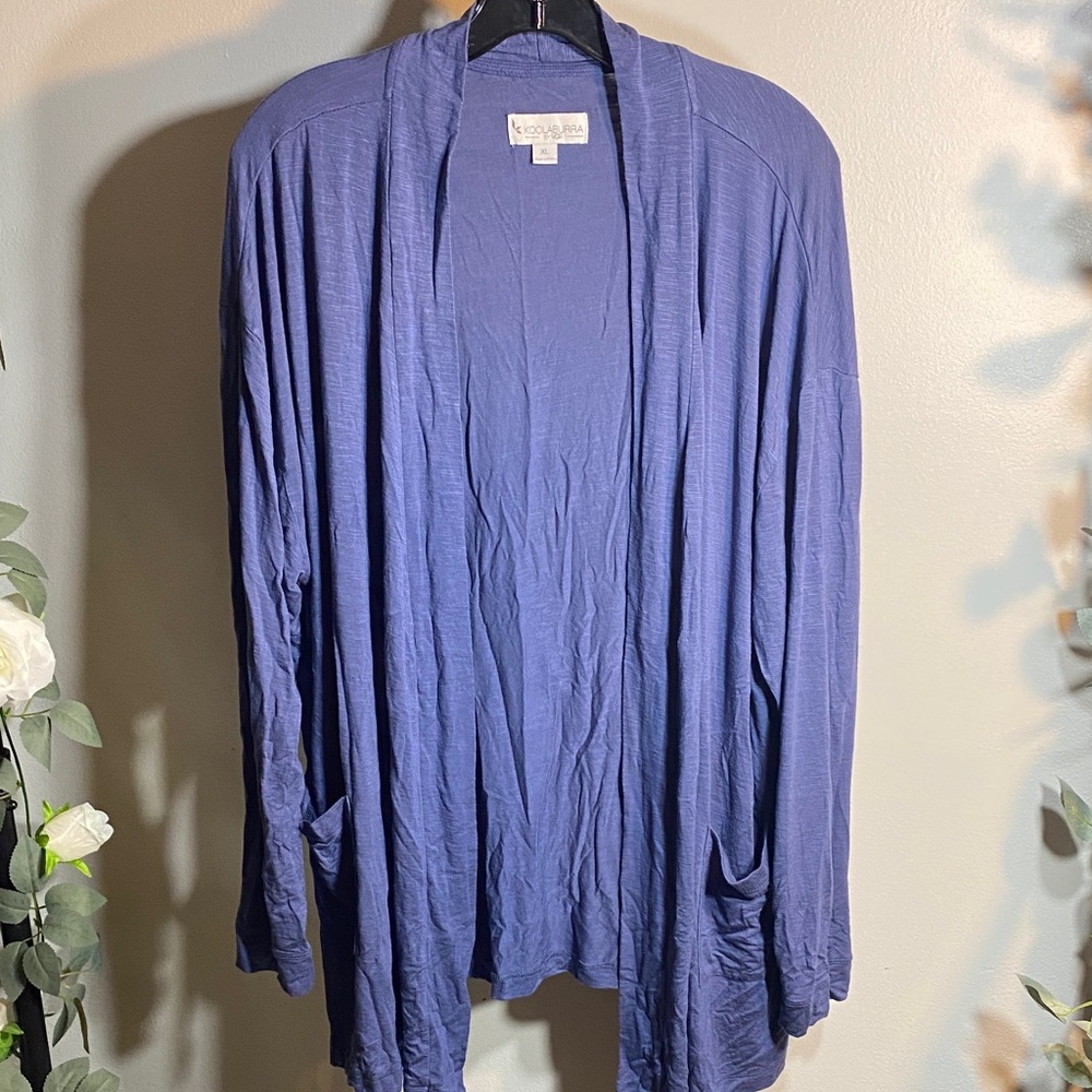 Koolaburra Women's Deep Blue Drape Cardigan
